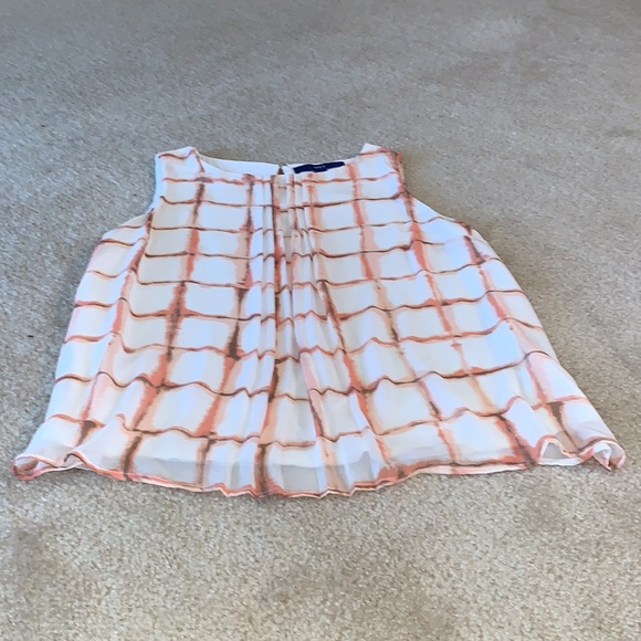 Apt. 9 Sleeveless Top, Sheer Overlay, Size Medium - Picture 2 of 11